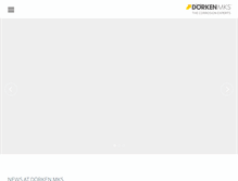 Tablet Screenshot of doerken-mks.de